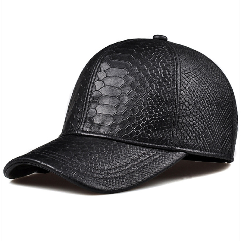 Baseball Cap Structured - Mode 2024 Neue Krokodil Muster Baseball