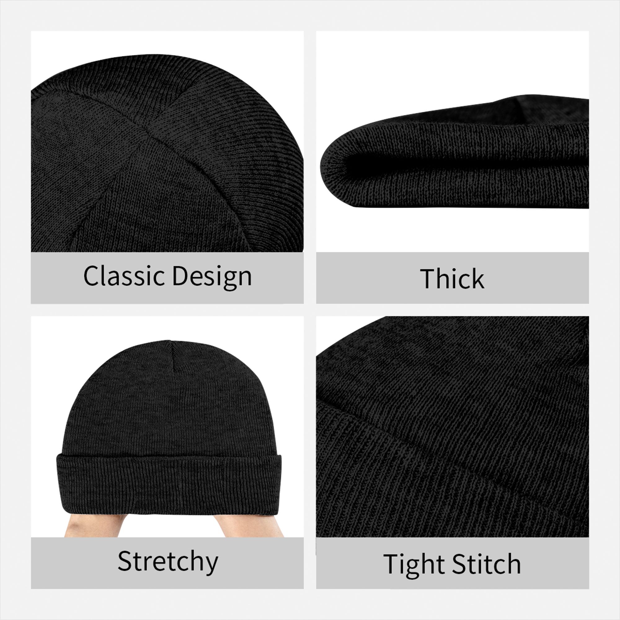 Hatsune Miku Rippstrick-Mütze  – Beanie Cuffed Knit Bewertung und Preis