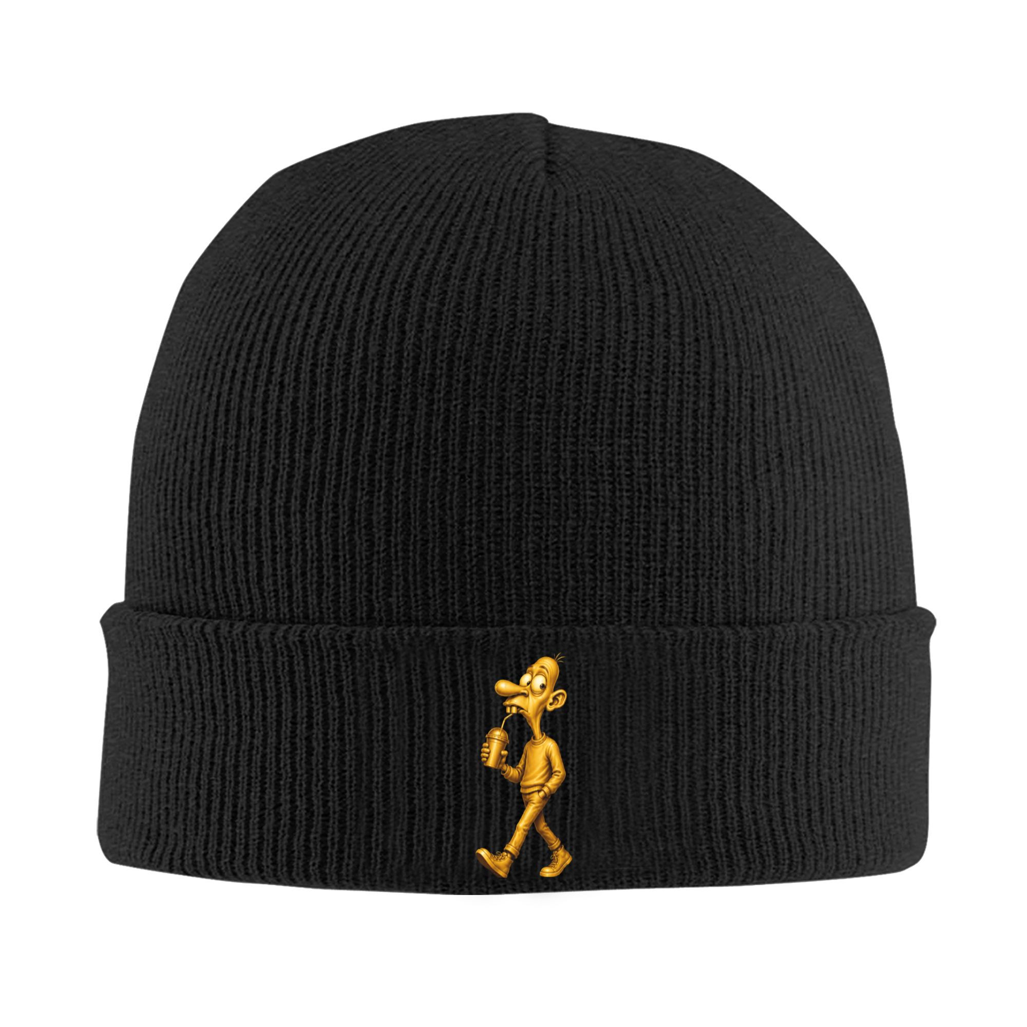 Golden Neegy Meme Lustige Inte – Beanie Cuffed Knit Bewertung und Preis