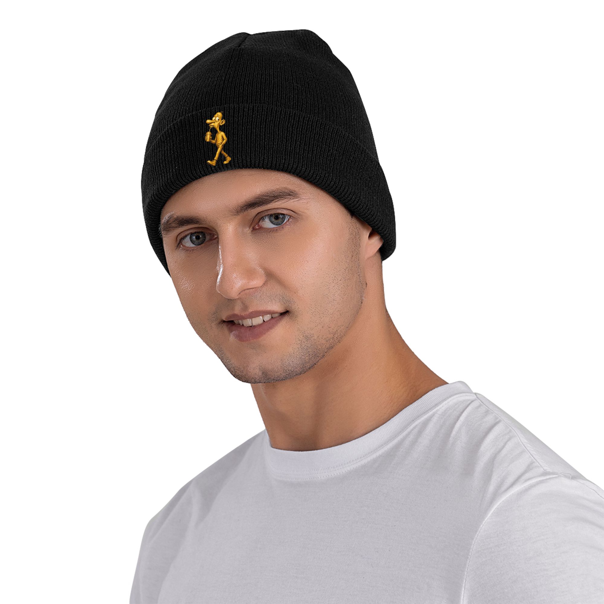 Golden Neegy Meme Lustige Inte – Beanie Cuffed Knit Bewertung und Preis