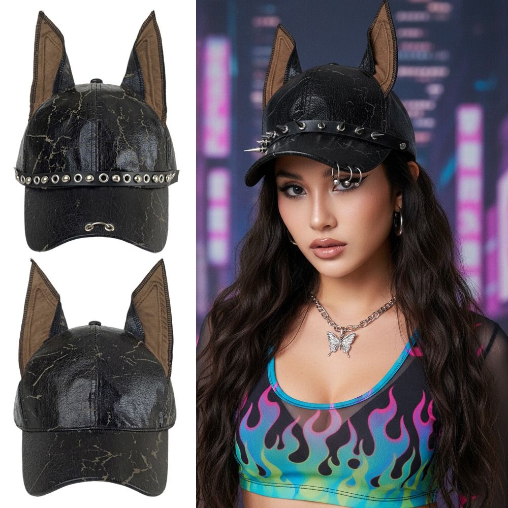Modische Punk-Dobermann-Ohren  – Baseball Cap Structured Bewertung und Preis